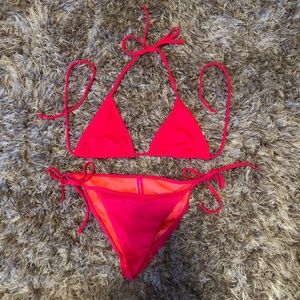 Bright pink/coral VS bikini